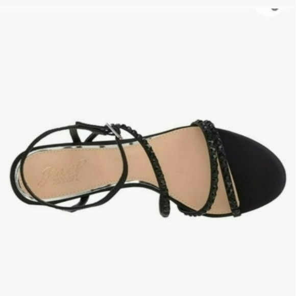Jewel by Badgley Mischka Marimba Black Sandals - Picture 3 of 9